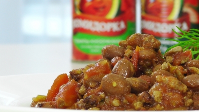Говядина с фасолью и томатами - «Видео уроки рецептов»
