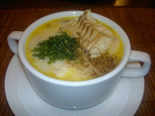 Рыбный суп из трески со сливками - «Первое блюдо»