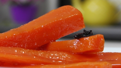 Морковь в глазури с гвоздикой и медом - «Видео уроки рецептов»