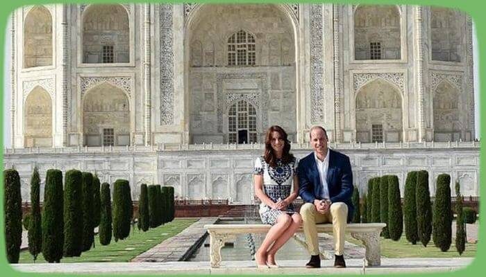Кейт Миддлтон и принц Уильям побывали в Тадж-Махале - «Шоу-Бизнес»