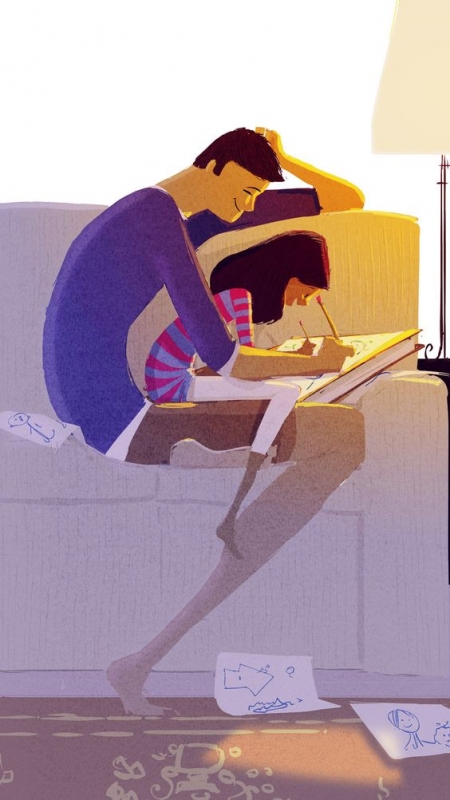 28 иллюстраций Паскаля Кэмпиона том, как круто, когда у тебя есть дети>