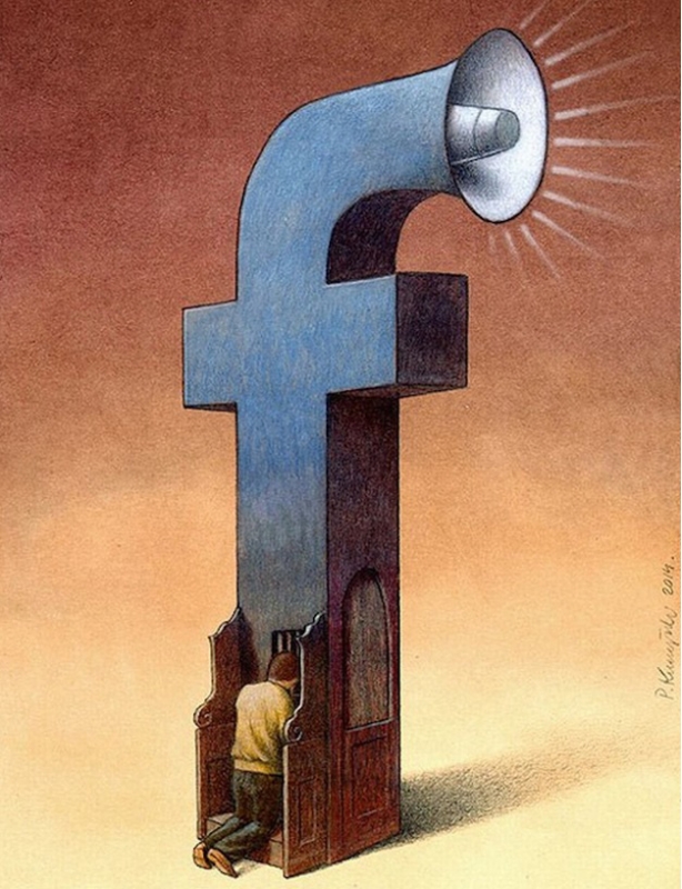 Вся правда о «Фейсбуке» от карикатуриста Павла Кучински
