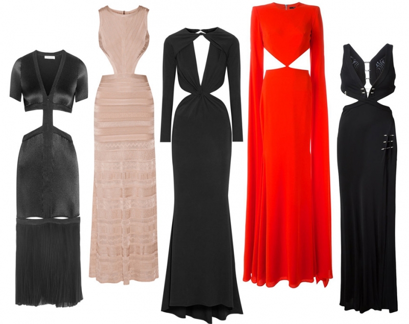 Вечерние платья с вырезами - «Мода»