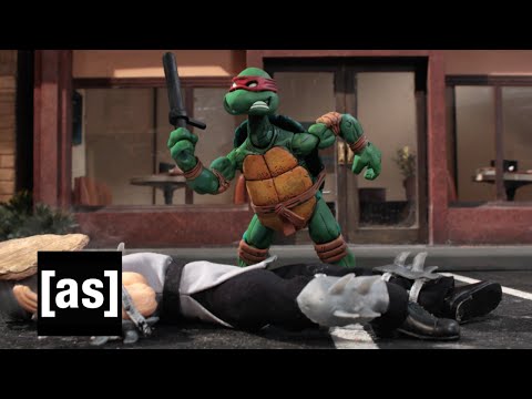TMNT Pizza Brutality | Robot Chicken | Adult Swim  - «Видео»