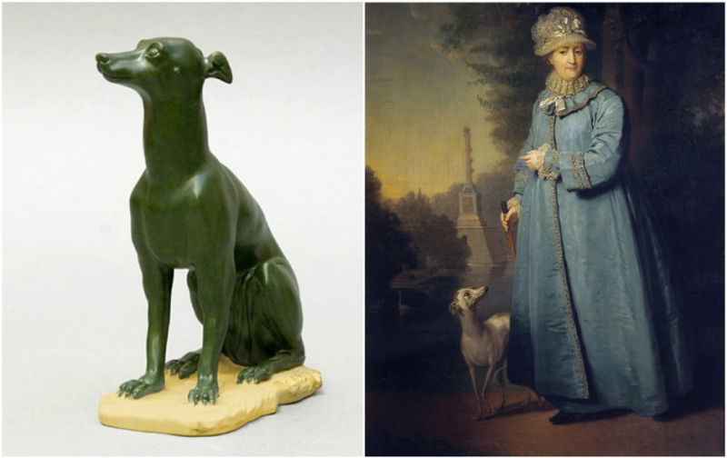 Владимир Боровиковский «Екатерина II на прогулке в Царскосельском парке», 1794 - «Дом»