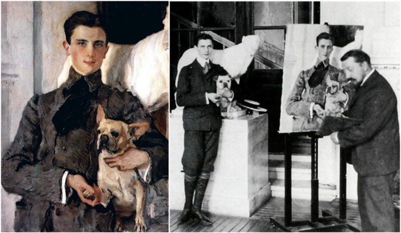 Владимир Боровиковский «Екатерина II на прогулке в Царскосельском парке», 1794 - «Дом»