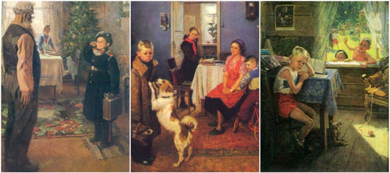 Владимир Боровиковский «Екатерина II на прогулке в Царскосельском парке», 1794 - «Дом»