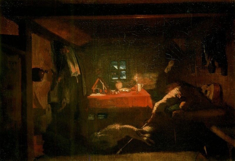 Владимир Боровиковский «Екатерина II на прогулке в Царскосельском парке», 1794 - «Дом»