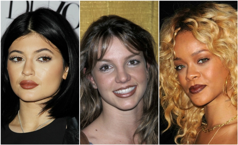 Темно-коричневая помада - «Красота»