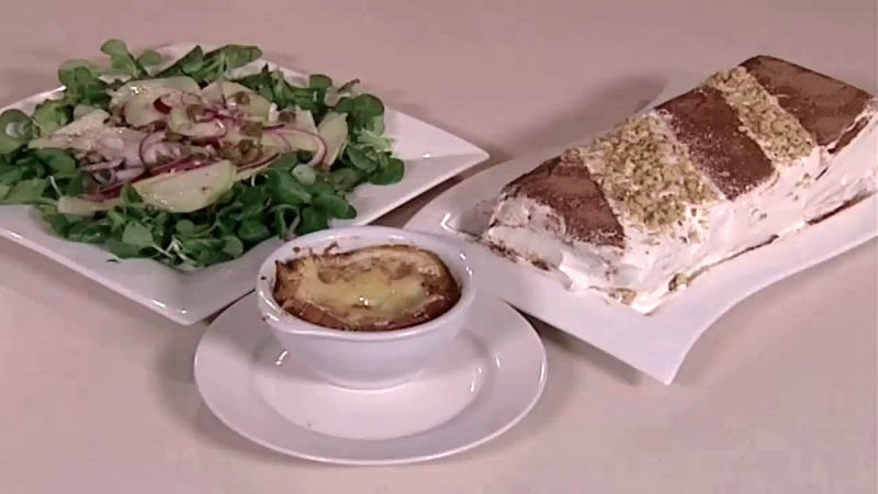 Луковый суп по Французски-Ореховый торт-Салат с кольраби рецепт  - «Видео советы»