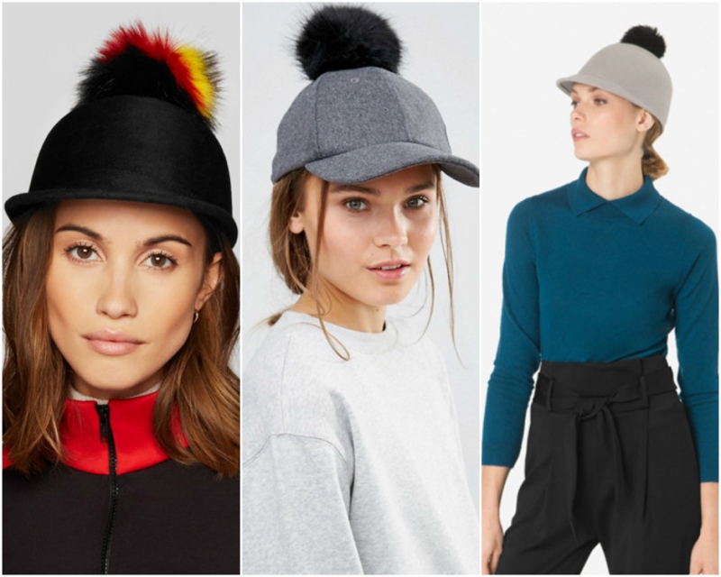 Кепка с помпоном - «Мода»