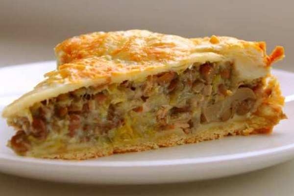 Пирог с картошкой и грибами по-домашнему - «Закуски»