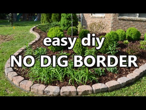 easy diy No Dig Border  - «Видео советы»