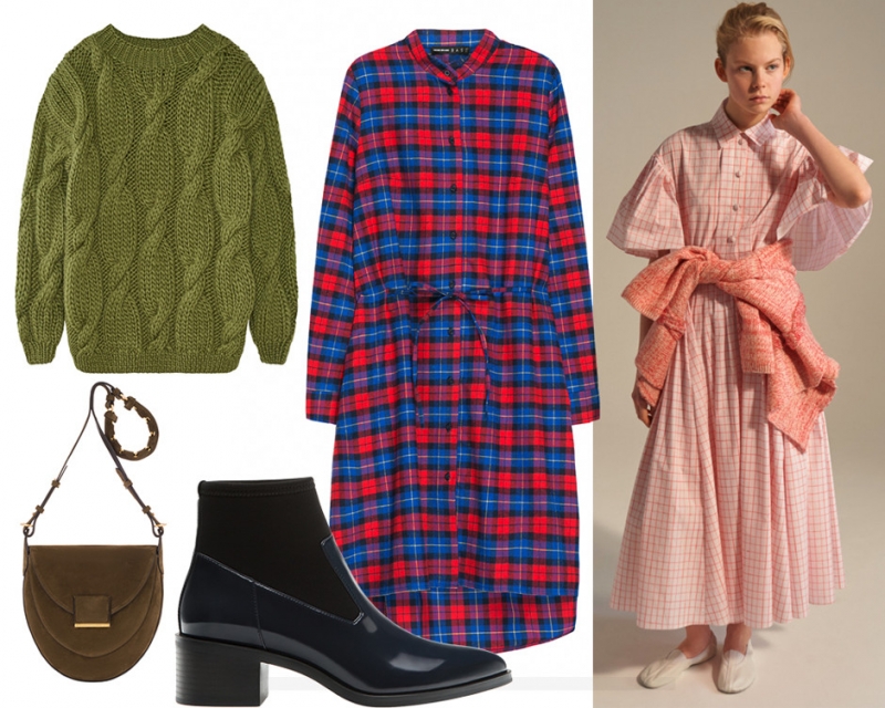 Брюки со штрипками и платья - «Мода»