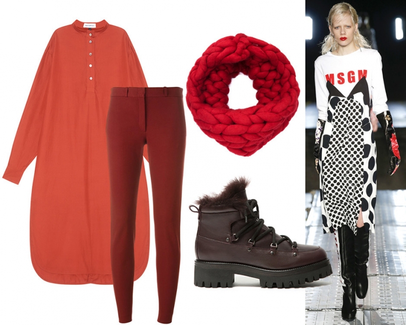 Брюки со штрипками и платья - «Мода»