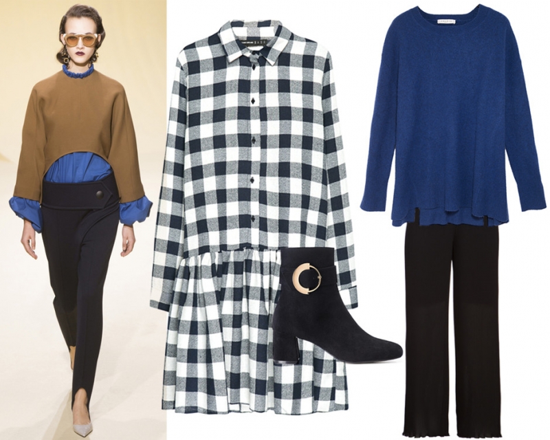 Брюки со штрипками и платья - «Мода»