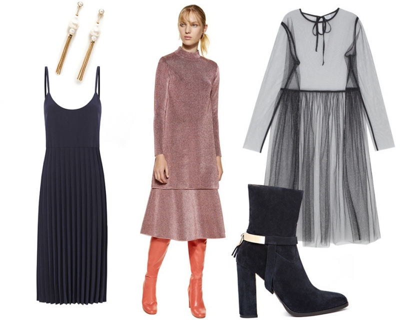 Брюки со штрипками и платья - «Мода»