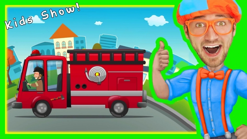 Fire Truck Song for Children | Nursery Rhymes with Blippi  - «Видео советы»