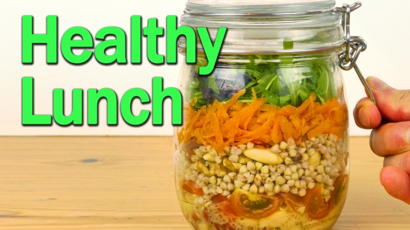 Healthy Lunch - Salad Jar  - «Видео советы»