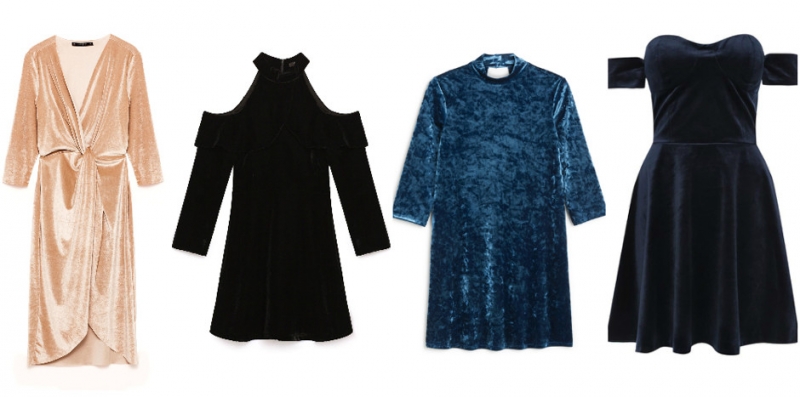 Бархатные платья - «Мода»