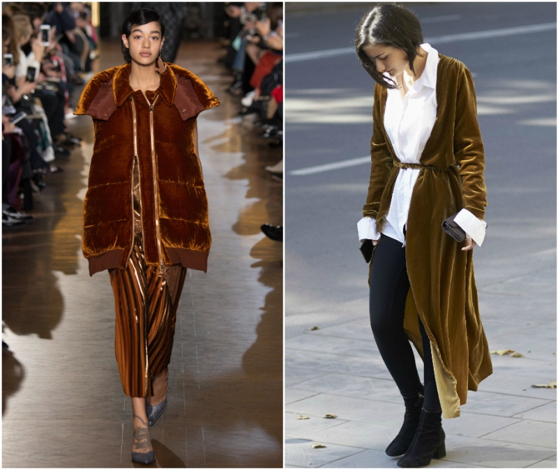 Выбирайте верхнюю одежду из вельвета - «Мода»