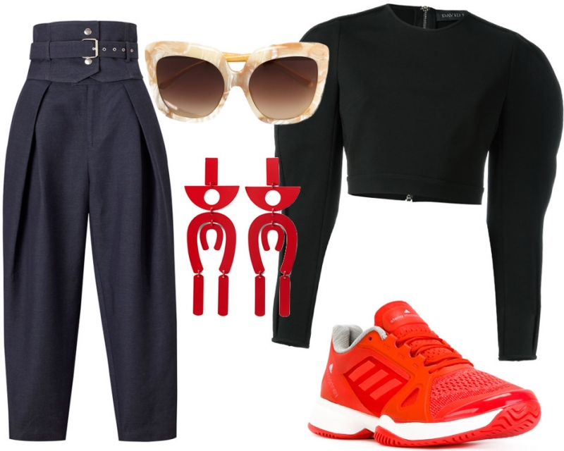 С блузой в викторианском стиле - «Мода»