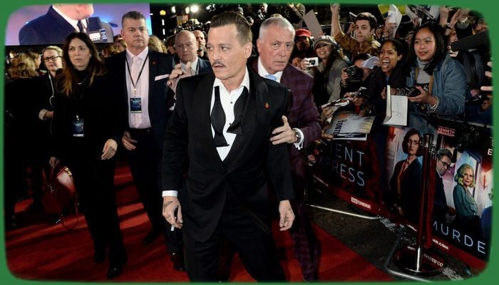 Джонни Депп явился пьяным на премьеру своего фильма - «Шоу-Бизнес»