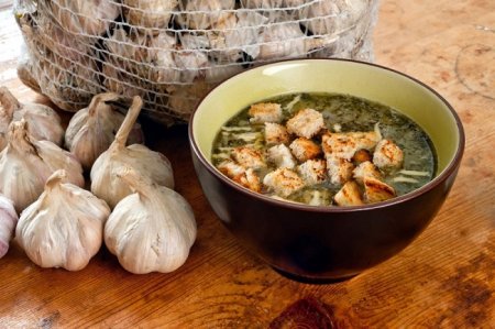 Чешский чесночный суп - «Первое блюдо»