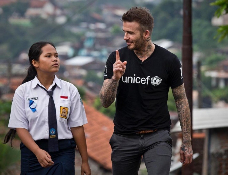 Дэвид Бекхэм на день отдал свой Инстаграм девочке из Индонезии - «Я и Дети»