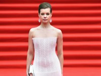Больше не в тренде: Катерина Шпица в шерстяном платье - «Я и Мода»