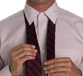 Как завязать галстук: Четверной (простой) узел (Four-in-hand) - «Я и Мода»