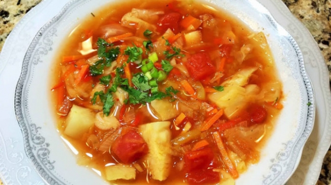 Жиросжигающий суп (ВИДЕО) - «Первое блюдо»