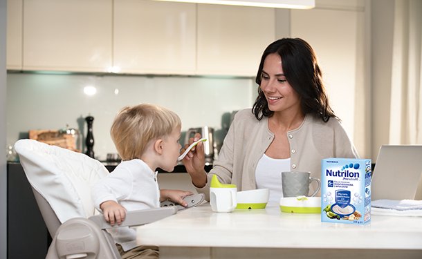 Детские каши Nutrilon 6+ для правильного питания и полноценного развития малышей - «НОВОРОЖДЕННЫЙ»
