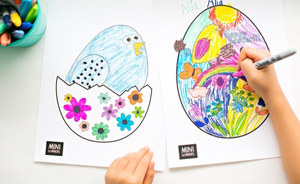 Раскраски для детей на тему «Пасха» - «ОТ 3 ДО 6 ЛЕТ»