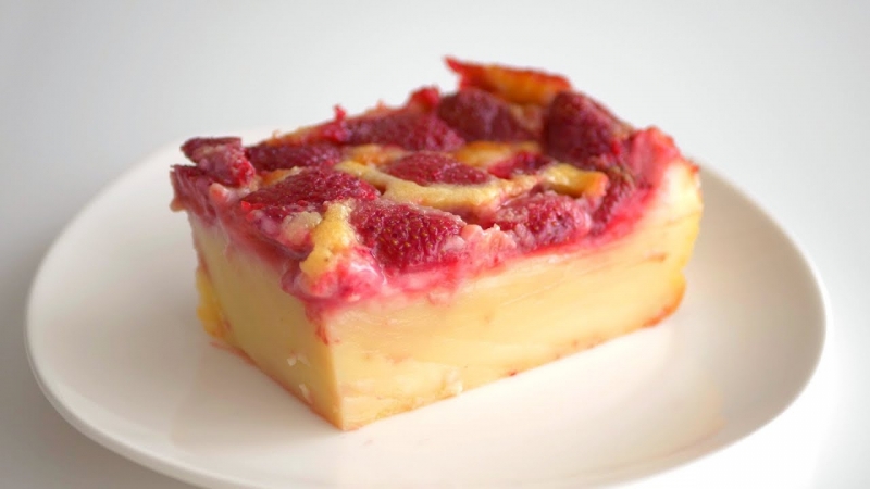 Клафути с клубникой. Популярный французский десерт из доступных ингредиентов - YouTube - «Видео советы»