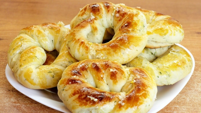 Солёные кольца с укропом - традиционная турецкая выпечка - YouTube - «Я и Кухня видео»
