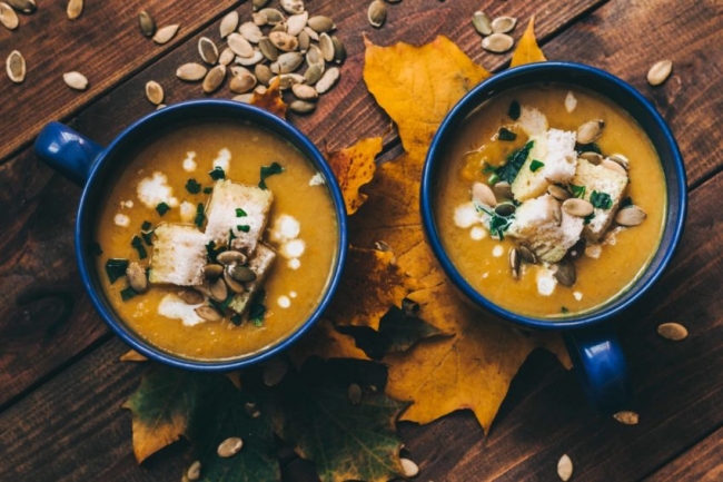 Тыквенно-кокосовый суп с карри - «Первое блюдо»
