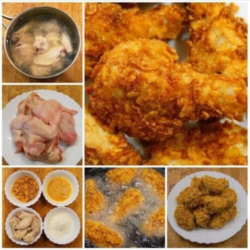 Крылышки а-ля KFC - «Второе блюдо»