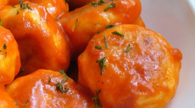 Котлетки из лосося в томатном соусе - «Второе блюдо»