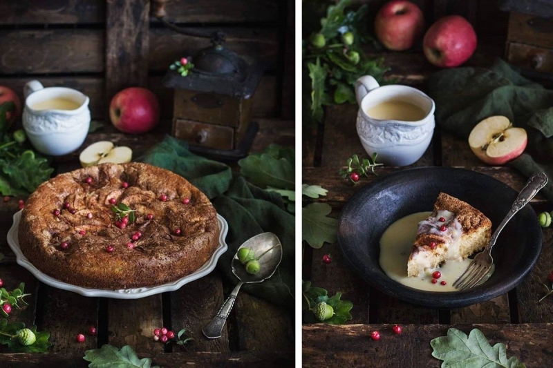 Готовить обязательно! Творожный пирог с яблоками и ванильным соусом от Анжелики Зоркиной - «Я и Кухня»