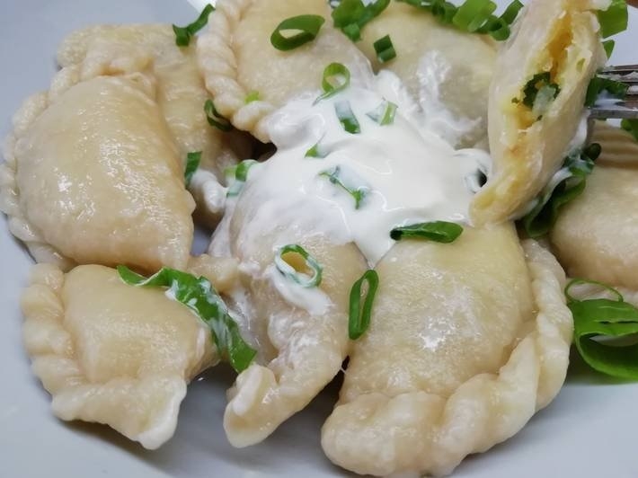 Вареники с картошкой и грибами на заварном тесте - «Второе блюдо»
