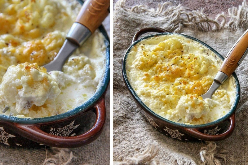Сытно, вкусно и полезно: рецепт запеченной цветной капусты со сливками и сыром - «Я и Кухня»