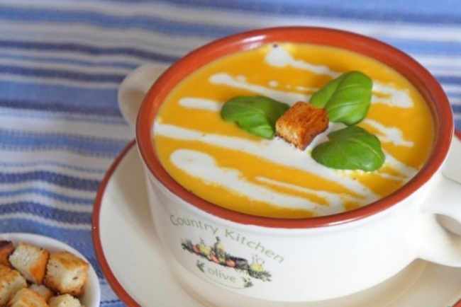 Яблочно-морковный суп-пюре: вкусное сочетание - «Первое блюдо»
