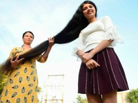 Девушка из Индии отрастила волосы длиной почти 2 метра - «Про жизнь»