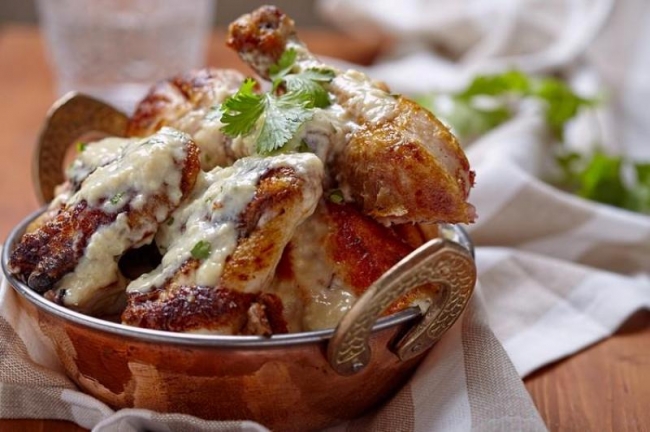 Чкмерули — курица в молочно-чесночном соусе - «Второе блюдо»