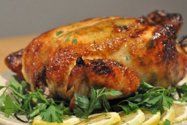 Самый сочный цыпленок в духовке - «Второе блюдо»