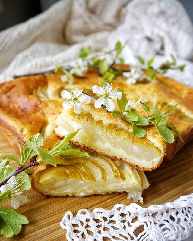Летняя выпечка: нежный пирог с грушами и рикоттой - «Домашние Питомцы»