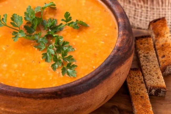 Морковный суп с корицей и тимьяном - «Первое блюдо»