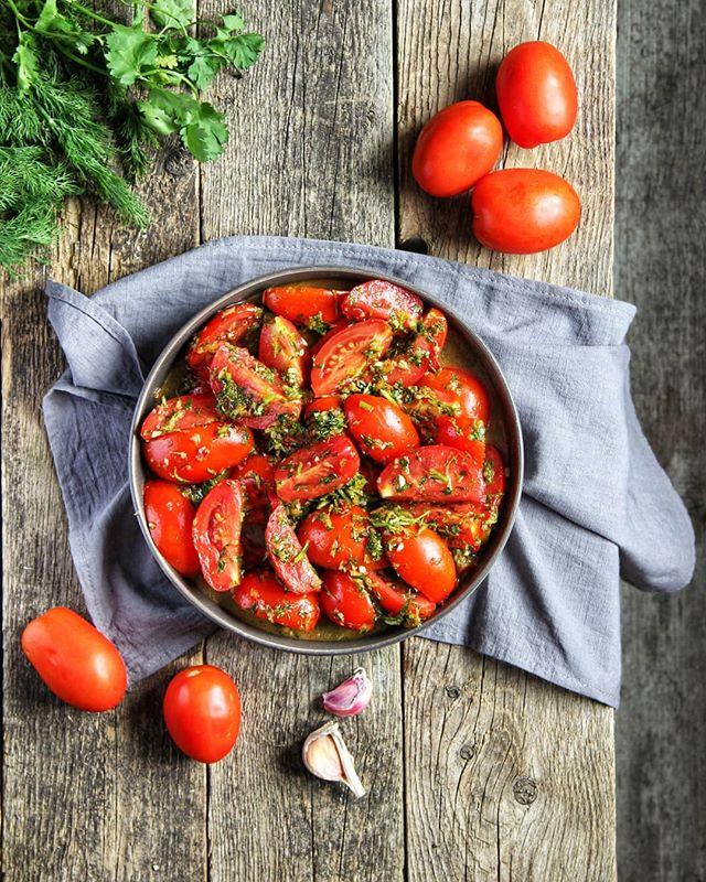 Для отличных выходных: готовим закуску из помидоров - «Домашние Питомцы»
