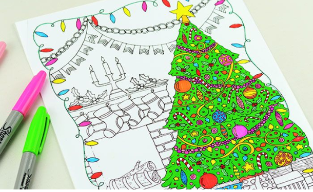 Зима и Новый год: 40 картинок-раскрасок для детей - «ОТ 3 ДО 6 ЛЕТ»